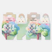 Schattige Pastel Dragon Baby shower Bedankdoosjes (Ongevouwen)