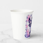 Schattige Pastel Fox Baby shower Papieren Bekers (Rechts)