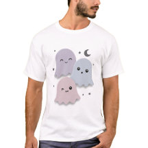 Schattige Pastel Geest Vrienden Halloween