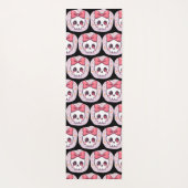Schattige Pastel Goth Schedel met Strik Yogamat (Achterkant)