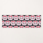Schattige Pastel Goth Schedel met Strik Yogamat (Voorkant (horizontaal))