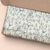 Schattige Pastel Groen Halloween Snoep Baby Tissuepapier