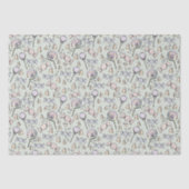 Schattige Pastel Groen Halloween Snoep Baby Tissuepapier (Voorkant)