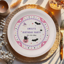 Schattige Pastel Halloween Verjaardag