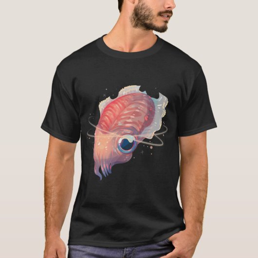 Schattige Pastel Inktvis T-shirt (Voorkant)