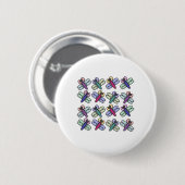 schattige pastel libellen ronde button 5,7 cm (Voorkant /achterkant)
