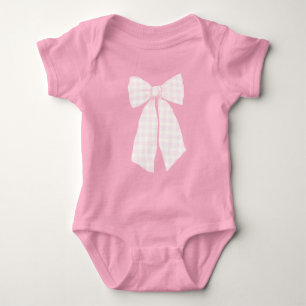 Schattige Pastel lint strik roze Romper