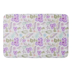 Schattige pastel paisley patronen badmat