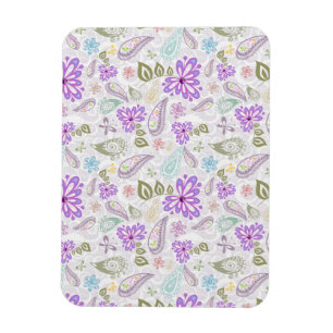 Schattige pastel paisley patronen magneet