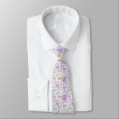 Schattige pastel paisley patronen stropdas (Gebonden)