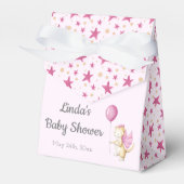 Schattige Pastel Pink Dragon Baby shower Bedankdoosjes (Voorkant Zijde)