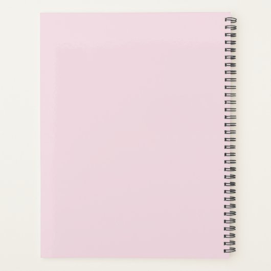 Schattige Pastel Planner Journal (Achterkant)