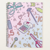 Schattige Pastel Planner Journal (Voorkant)