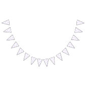 Schattige Pastel Roze Kinder Aquarel Kwallen Vlaggetjes (Alle)