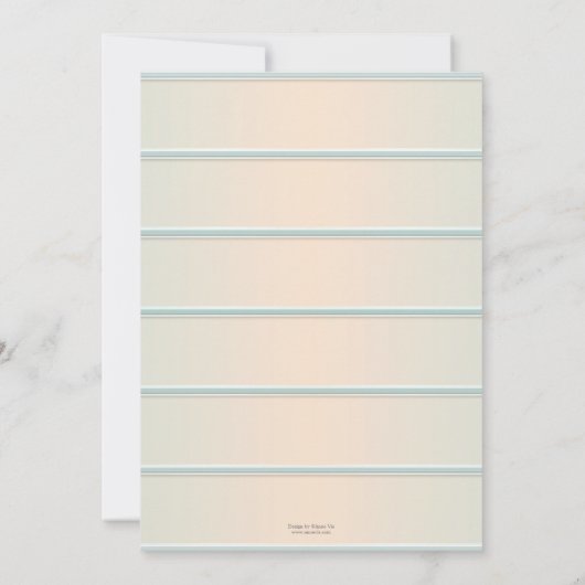 Schattige Pastel Vogels Waterverf Bloemen Baby sho Kaart (Achterkant)