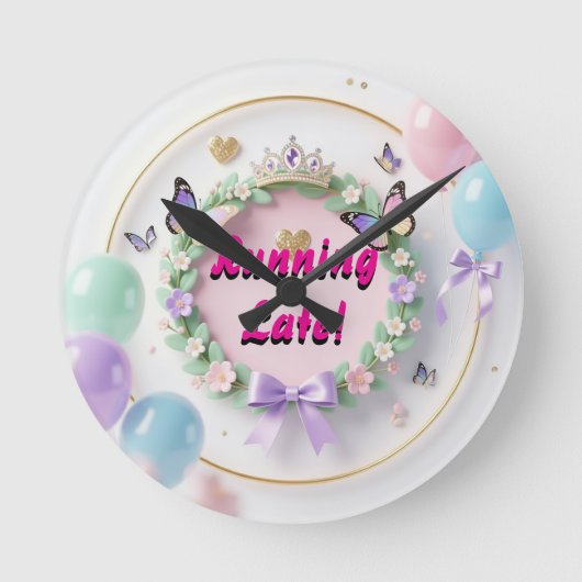 Schattige pastel wandklokken (Voorkant)