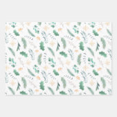 Schattige Pastel Zachte Scandinavische Kerst Inpakpapier Vel (Voorkant 2)