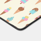 Schattige pastelijs snoeppatroon bureaumat (Hoek)