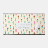 Schattige pastelijs snoeppatroon bureaumat (Keyboard & Muis)