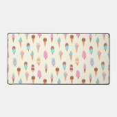 Schattige pastelijs snoeppatroon bureaumat (Voorkant)