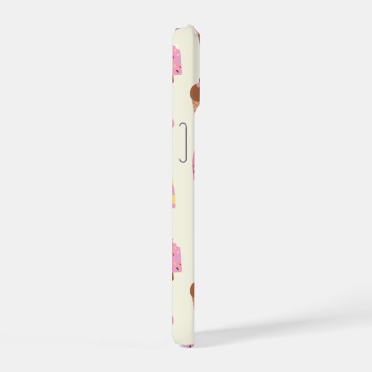 Schattige pastelijs snoeppatroon iPhone 15 case (Rechterkant)
