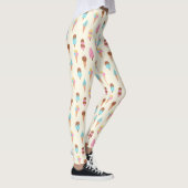 Schattige pastelijs snoeppatroon leggings (Rechts)
