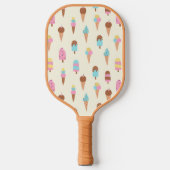 Schattige pastelijs snoeppatroon pickleball paddle (Voorkant)