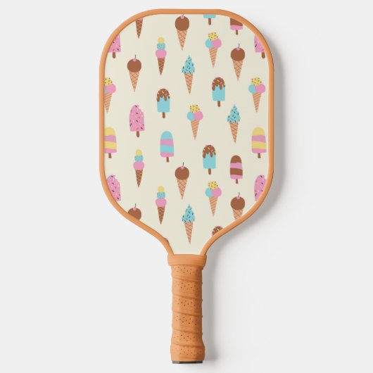 Schattige pastelijs snoeppatroon pickleball paddle (Voorkant)