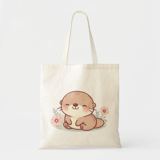 Schattige pastelotter Canvas tas - Kawaii Schattig (Voorkant)