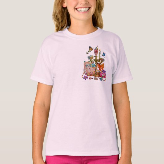 Schattige Pasteltint T-shirt (Voorkant)
