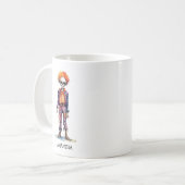 Schattige pastelzombie - Schattigee Halloween Koffiemok (Voorkant links)