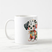 Schattige Patchwork Dogs Design Art Koffiemok (Links)