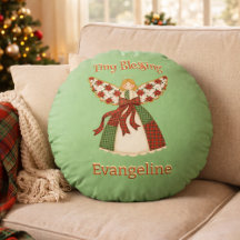 Schattige Patchwork Engel – Persoonlijke Baby