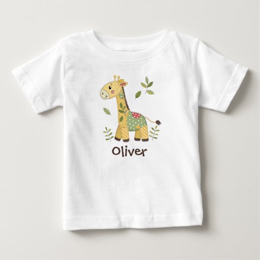 Schattige Patchwork Giraffe (Voorkant)