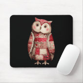 Schattige Patchwork Uil Quilting Liefhebber Valent Muismat (Met muis)