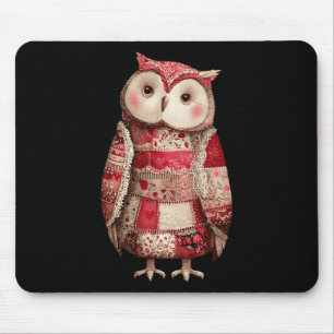 Schattige Patchwork Uil Quilting Liefhebber Valent Muismat