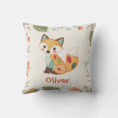 Schattige Patchwork Vos Kussen (Achterkant)