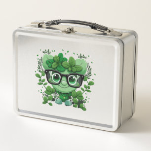 schattige patricks dag schattige shamrock met een