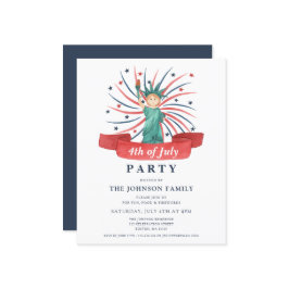 Schattige Patriottisch Rood Wit En Blauw 4 juli