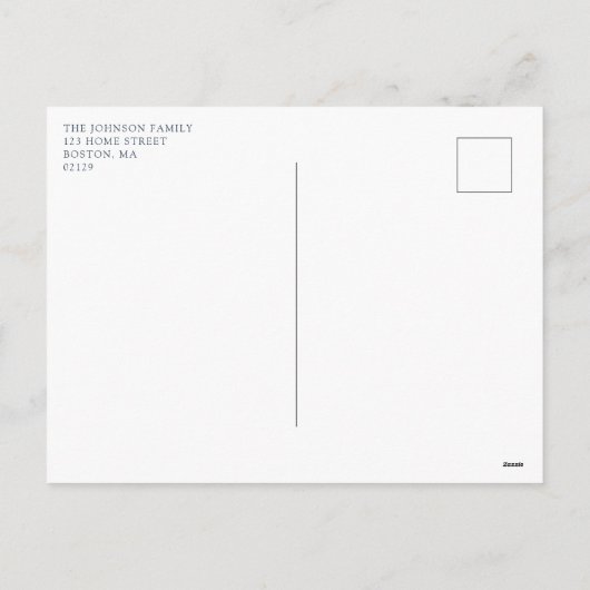 Schattige Patriottisch Rood Wit En Blauw 4 juli Feestdagenkaart (Achterkant)