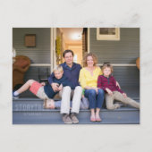 Schattige Patriottisch Rood Wit En Blauw 4 juli Feestdagenkaart (Achterkant)