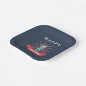 Schattige Patriottisch Rood Wit En Blauw 4 juli Papieren Bordje (Gebogen)