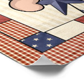 schattige patriottische koepelliefhebbers poster (Hoek)