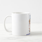 Schattige Patriottische Puppy Viering 4 juli Koffiemok (Links)