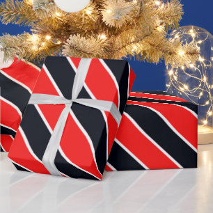 Schattige patroon met multikleurenstrepen cadeaupapier