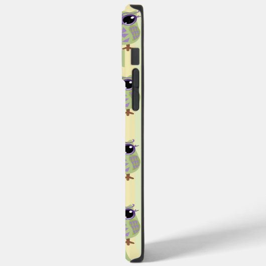 Schattige Patroon Uilen Hoesje-Mate iPhone Case (Achterkant / Links)
