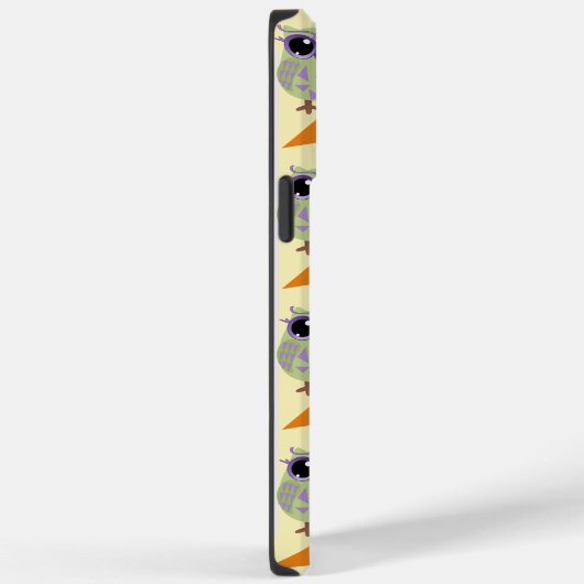 Schattige Patroon Uilen Hoesje-Mate iPhone Case (Achterkant / Rechts)