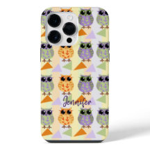 Schattige Patroon Uilen Hoesje-Mate iPhone Case