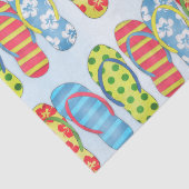 Schattige Patroon Zomer Eenvoudige Chic Teenslippe Tissuepapier (Detail)