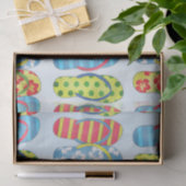 Schattige Patroon Zomer Eenvoudige Chic Teenslippe Tissuepapier (Geschenk)